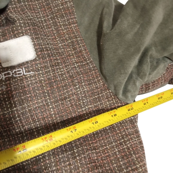 Capp3L Women's Wood-Grain Panel Hooded Jacket Snowboard Street Hybrid Outerwear - Picture 5 of 8